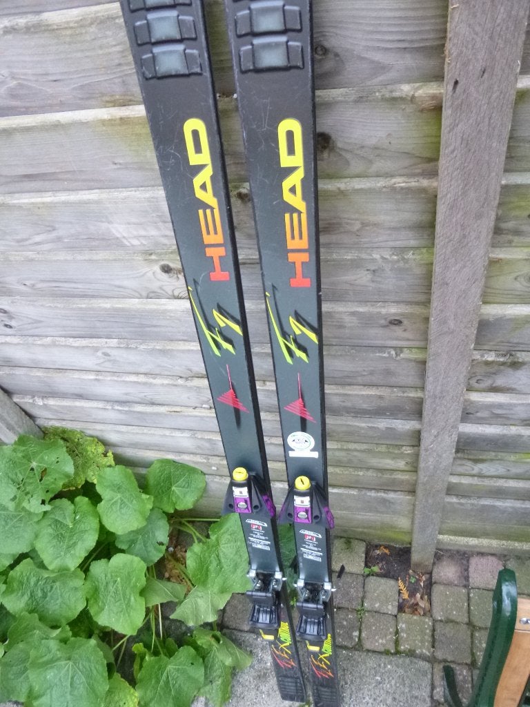 vintage Head F1 flex control carve ski's lengte 1.90, Sport en Fitness, 160 tot 180 cm, Ophalen of Verzenden, Zo goed als nieuw