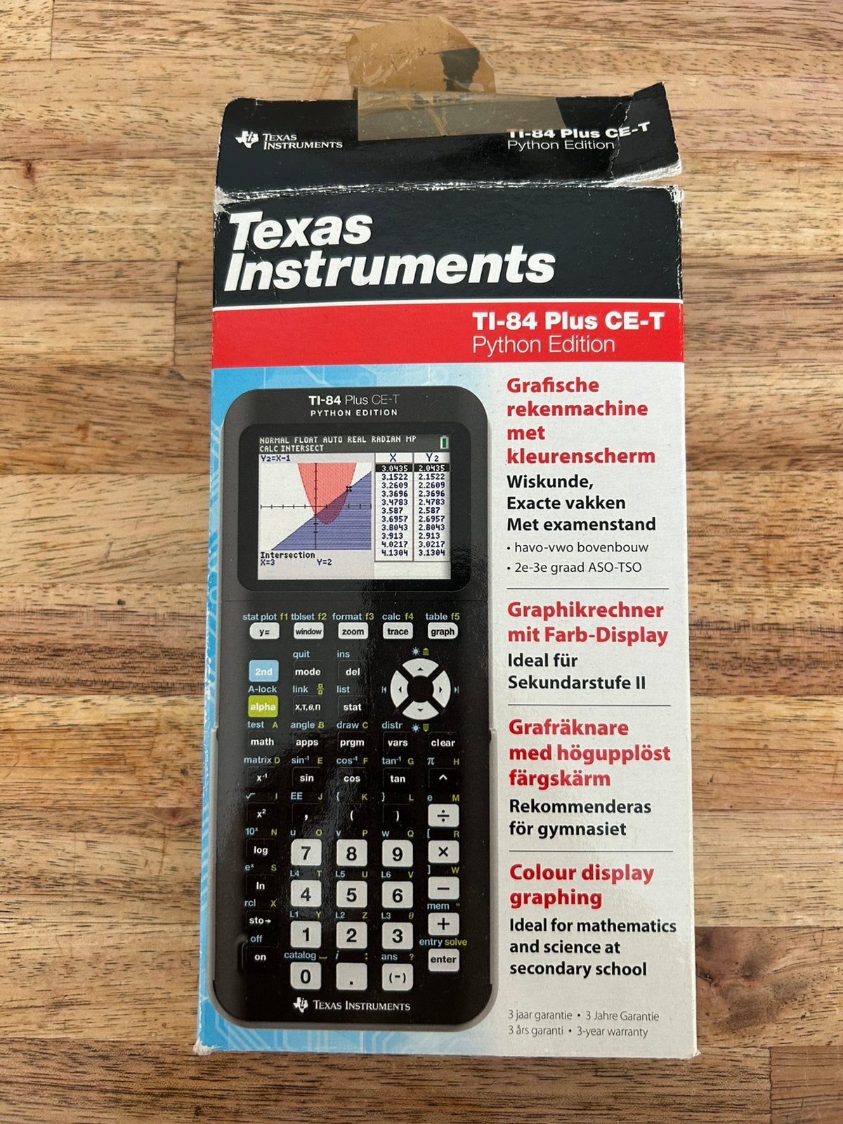 Texas Instruments | TI-84 Plus CE-T, Ophalen of Verzenden, Grafische rekenmachine, Zo goed als nieuw
