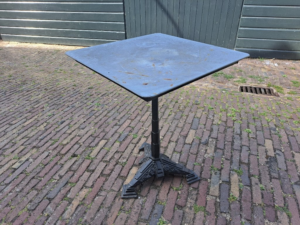 Tuintafeltje, Tuin en Terras, Tuintafels, Ophalen, Gebruikt, Vierkant, Metaal