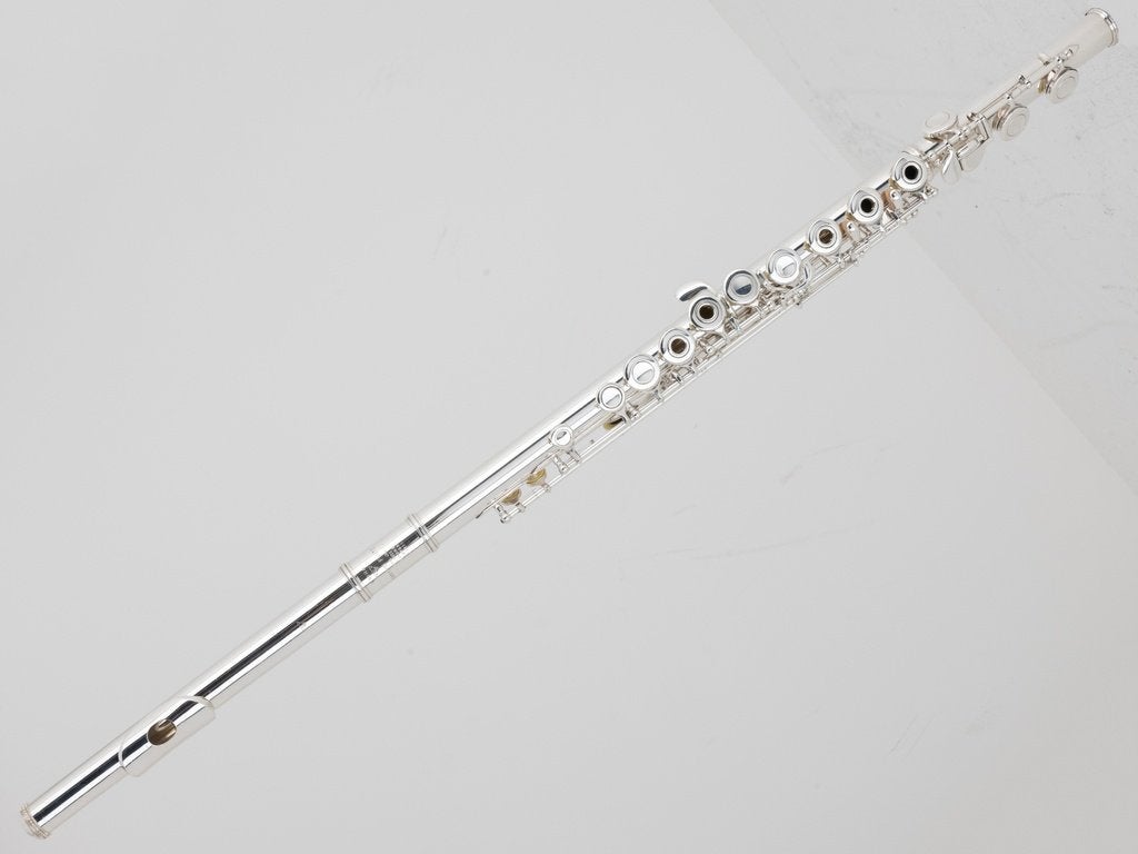 Gebruikte Dwarsfluit Sankyo Etude, zilveren kopstuk,, Gebruikt, -, -, Dwarsfluit of Piccolo