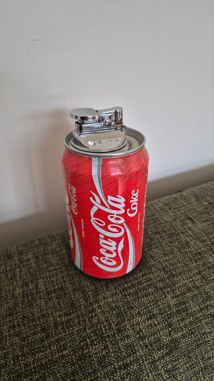 Coca Cola Aansteker - Tafelelement, Ophalen, Gebruikt, Aansteker