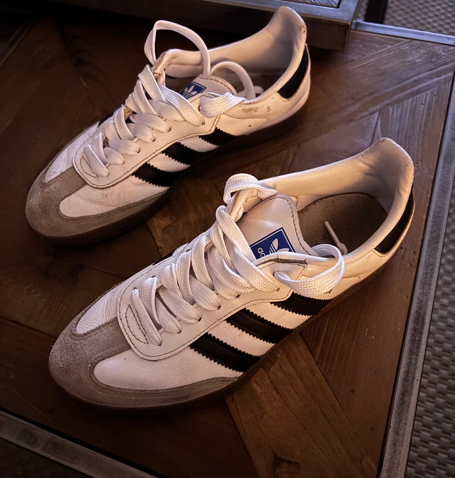 Adidas Samba te koop, Ophalen of Verzenden, Zo goed als nieuw, Wit, Sneakers of Gympen