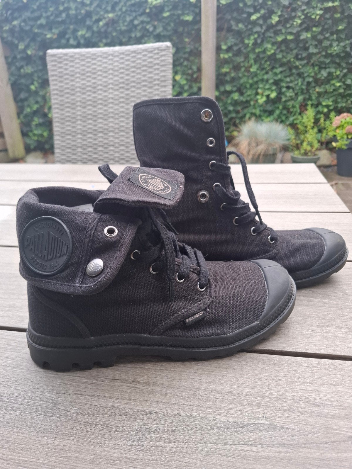 Nieuwe Palladium Pampa Hi Originale 41, Zwart, Lage of Enkellaarzen, Ophalen of Verzenden, Palladium