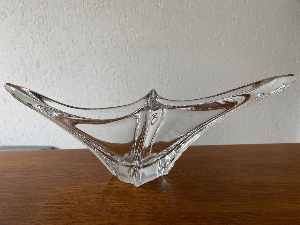 "Daum France" Monumentale Glazen Kom/Schaal van Kristalglas, Antiek en Kunst, Ophalen of Verzenden