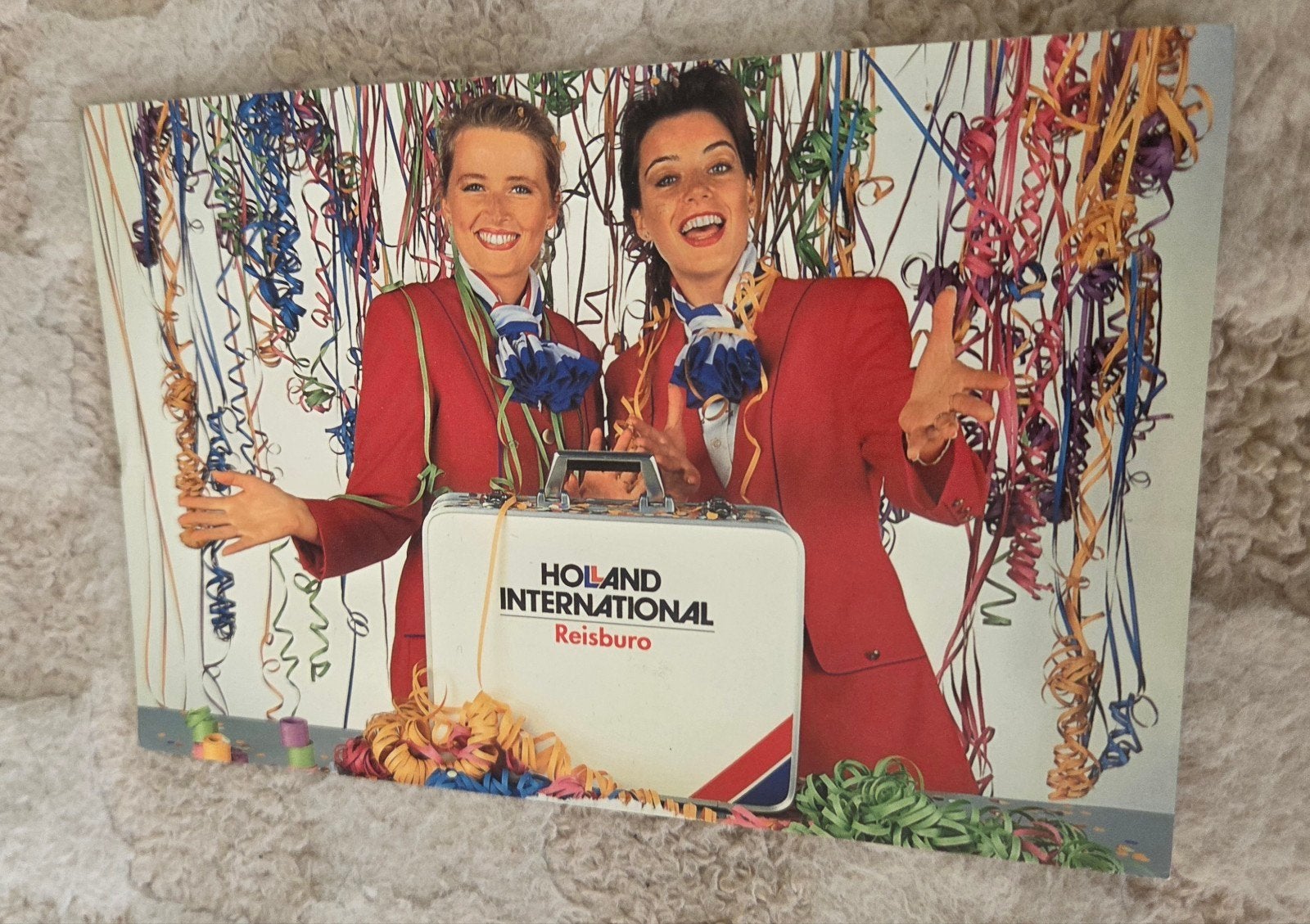 Oude ansichtkaart Holland International Reisburo, Verzamelen, Verzenden, 1980 tot heden, Gelopen, Overige thema's