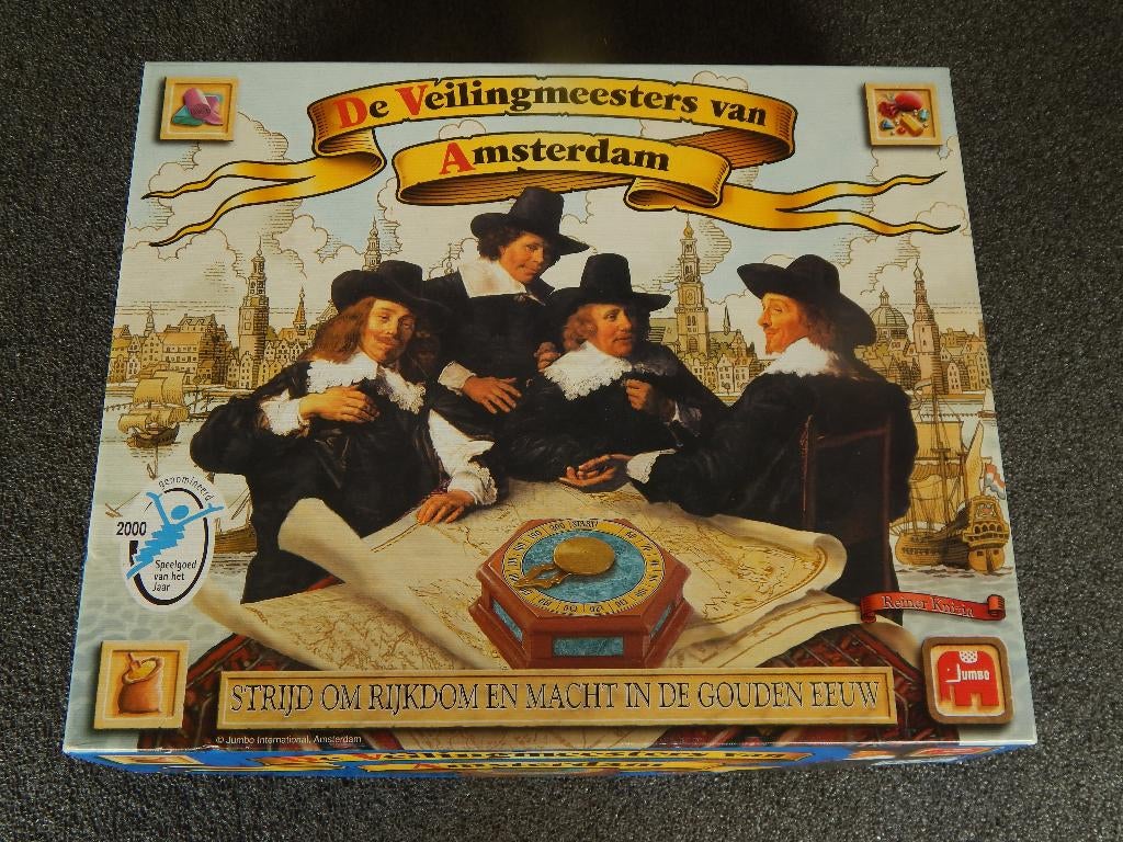 De Veilingmeesters van Amsterdam, Hobby en Vrije tijd, Gezelschapsspellen | Bordspellen, Vijf spelers of meer, Ophalen of Verzenden
