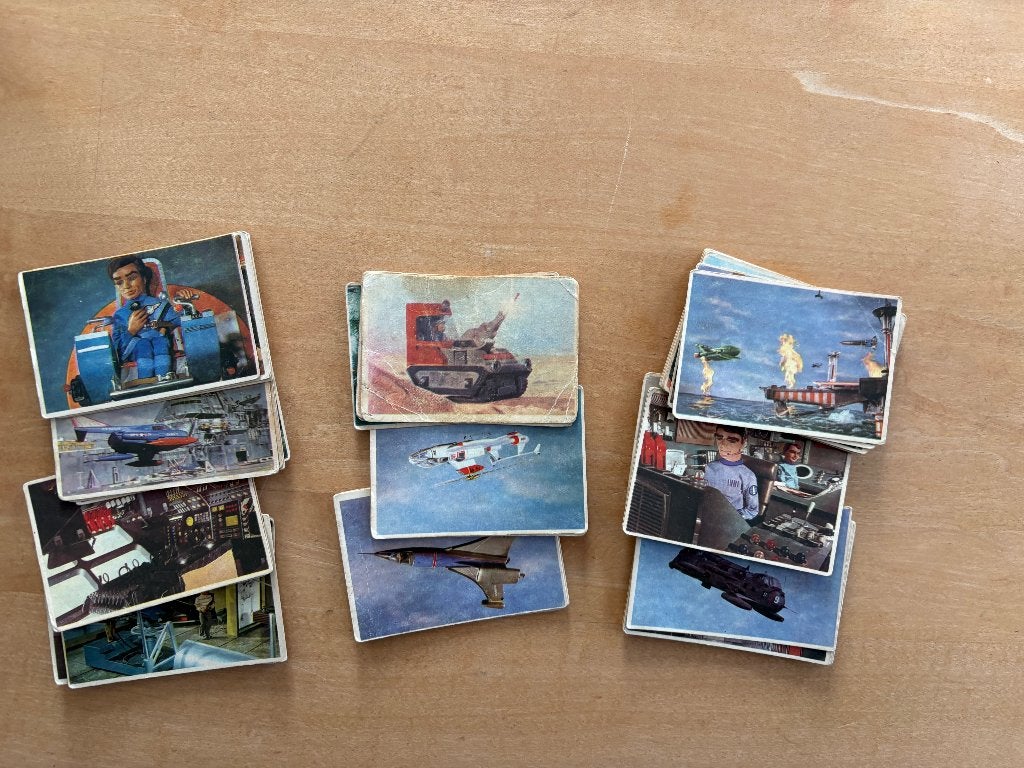 Thunderbirds plaatjes, Ophalen, Gebruikt, Meerdere plaatjes