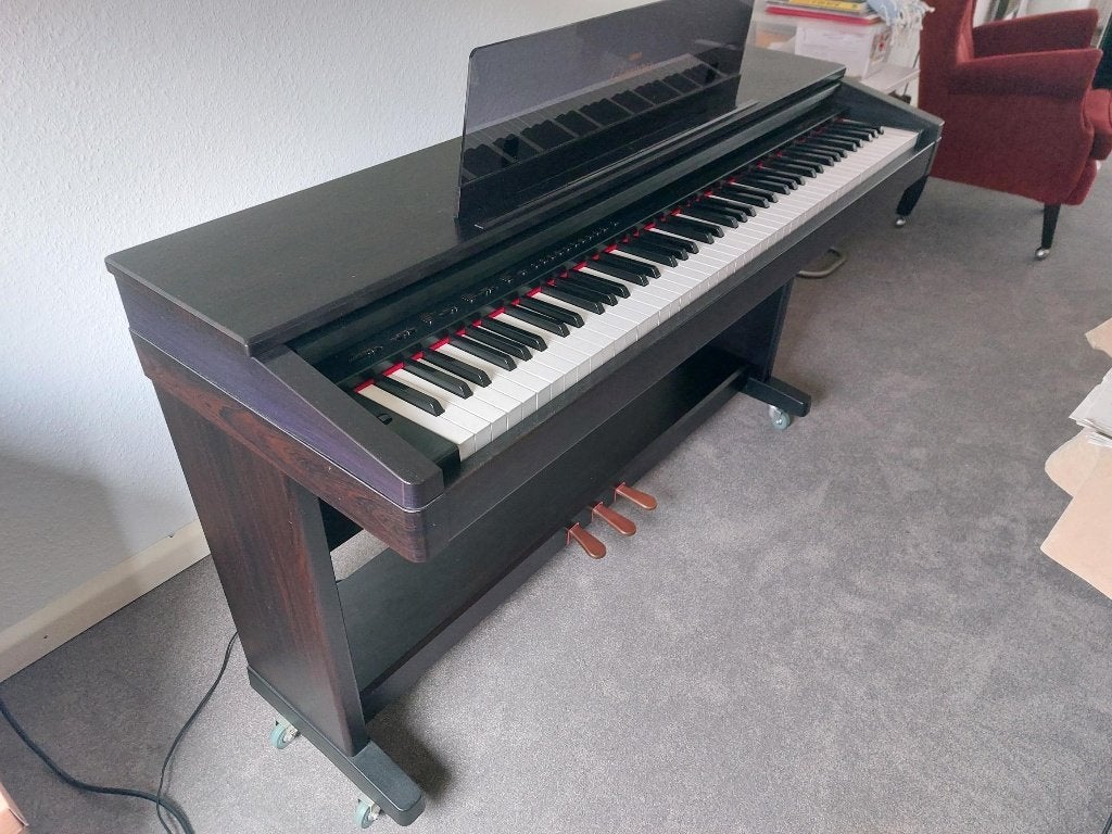 Yamaha Clavinova CLP-760, Ophalen, Zwart, Digitaal, Zo goed als nieuw