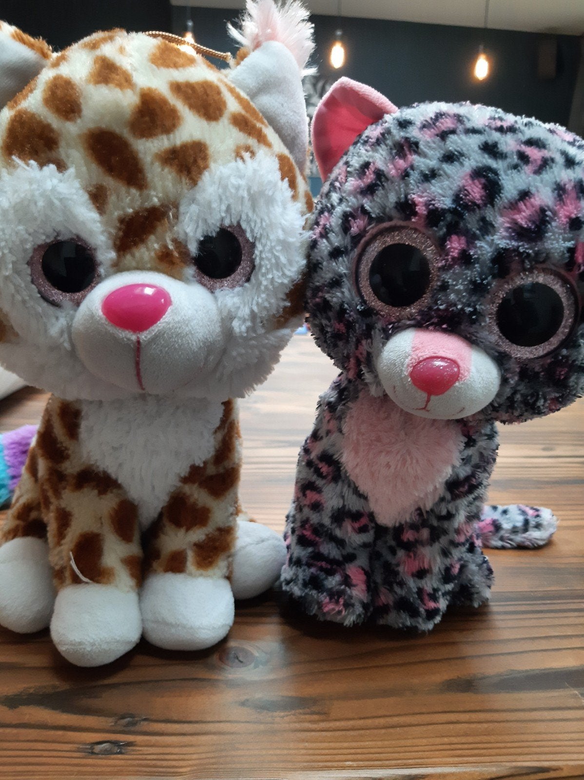 2 Ty knuffels poezen, Kinderen en Baby's, Ophalen of Verzenden, Gebruikt, Overige typen, Middelgroot (20 tot 80 cm)