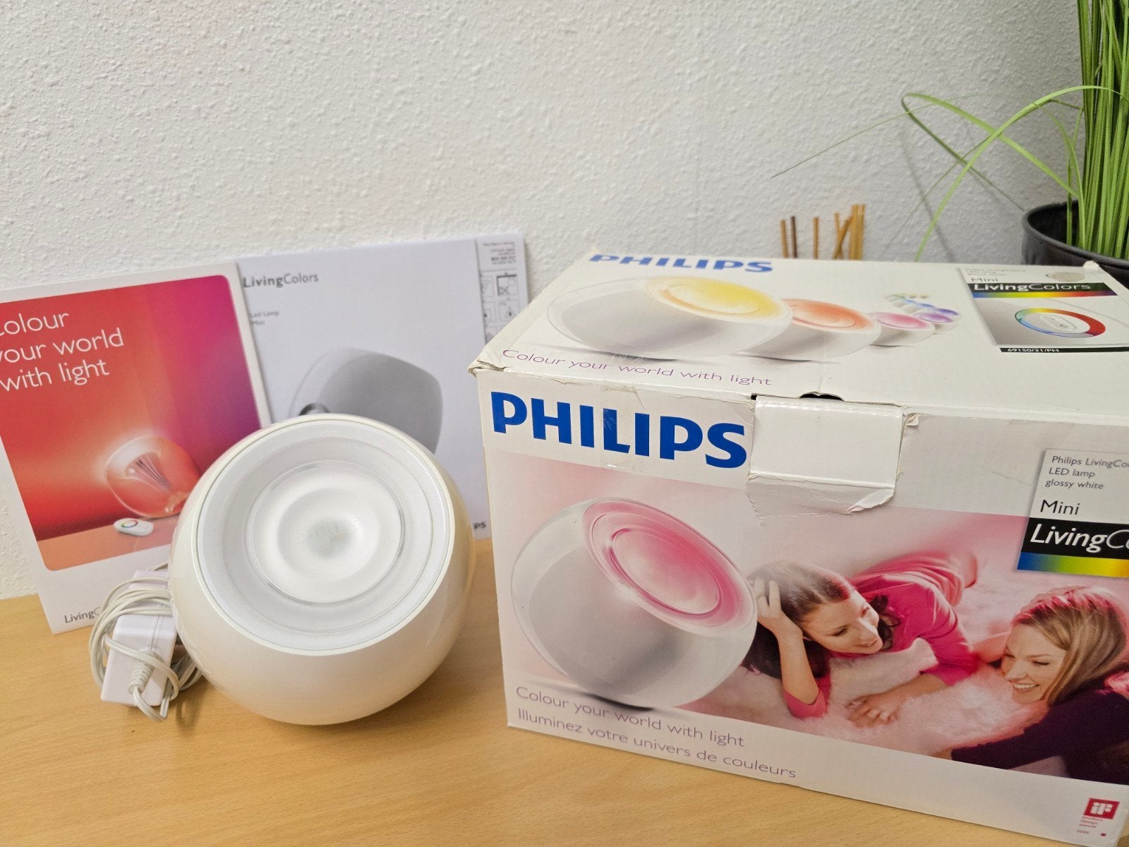 Sfeerverlichting Philips Living Colors Designlamp (Wit), Wit, Ophalen of Verzenden, Philips