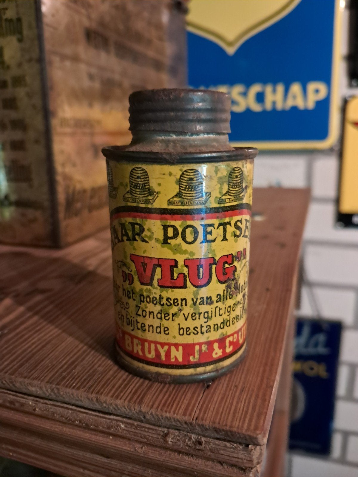 Vlug poets blikje, Verzamelen, Ophalen of Verzenden, Zo goed als nieuw, Overige