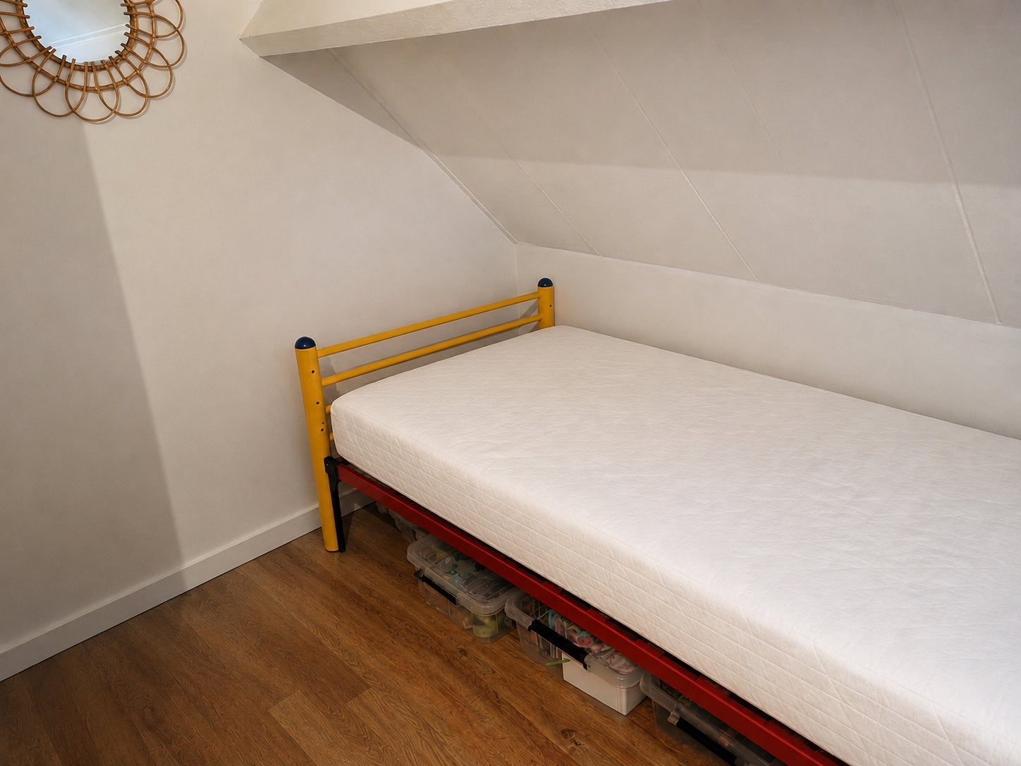 Gratis Kinderbed met matras, Ophalen, Gebruikt, 70 tot 85 cm, Matras