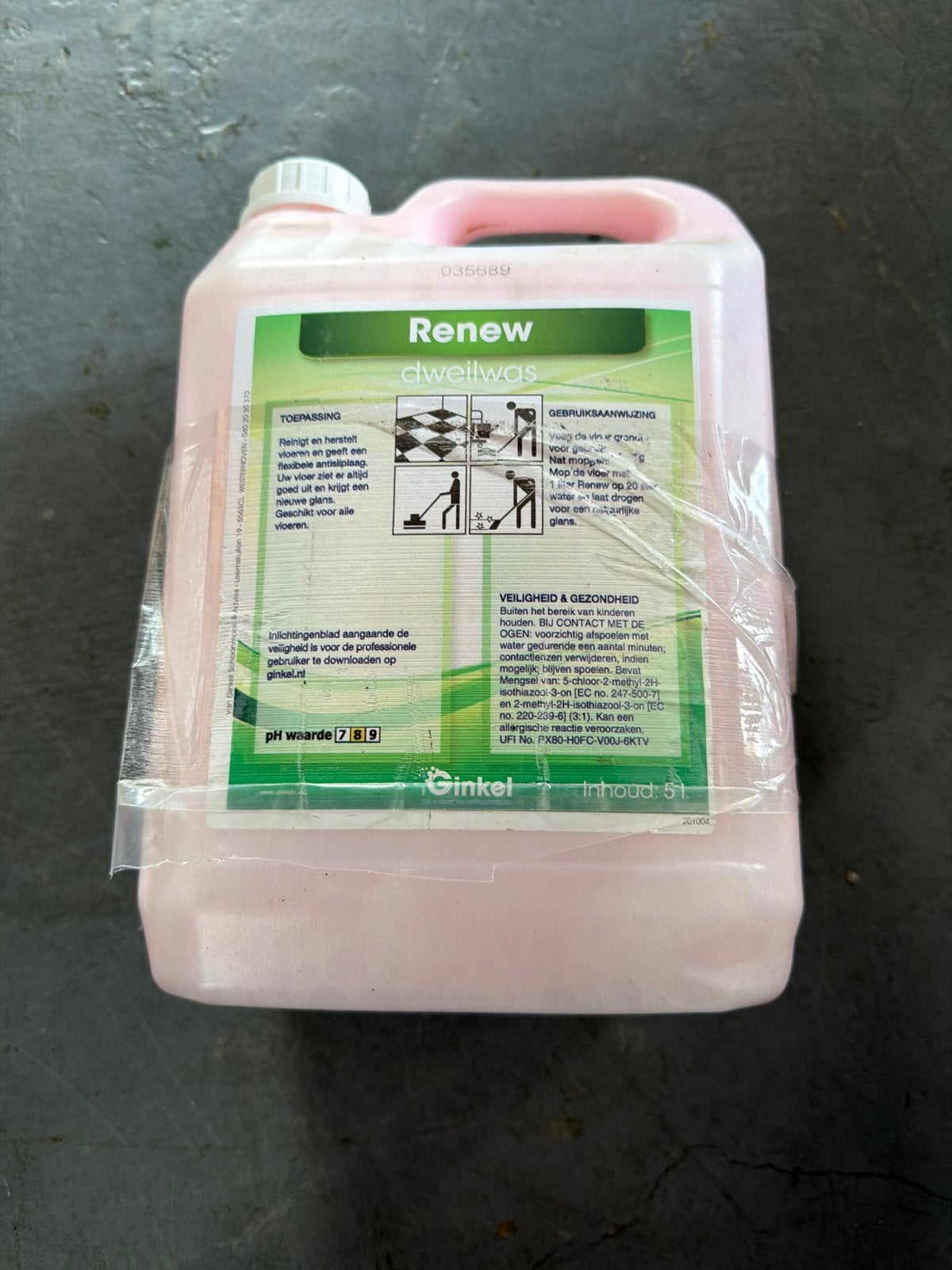 Renew Dweilwas - 5L Vloerreiniger voor Glanzende Vloeren, Huis en Inrichting, Schoonmaakartikelen, Ophalen of Verzenden, Nvt, Nvt