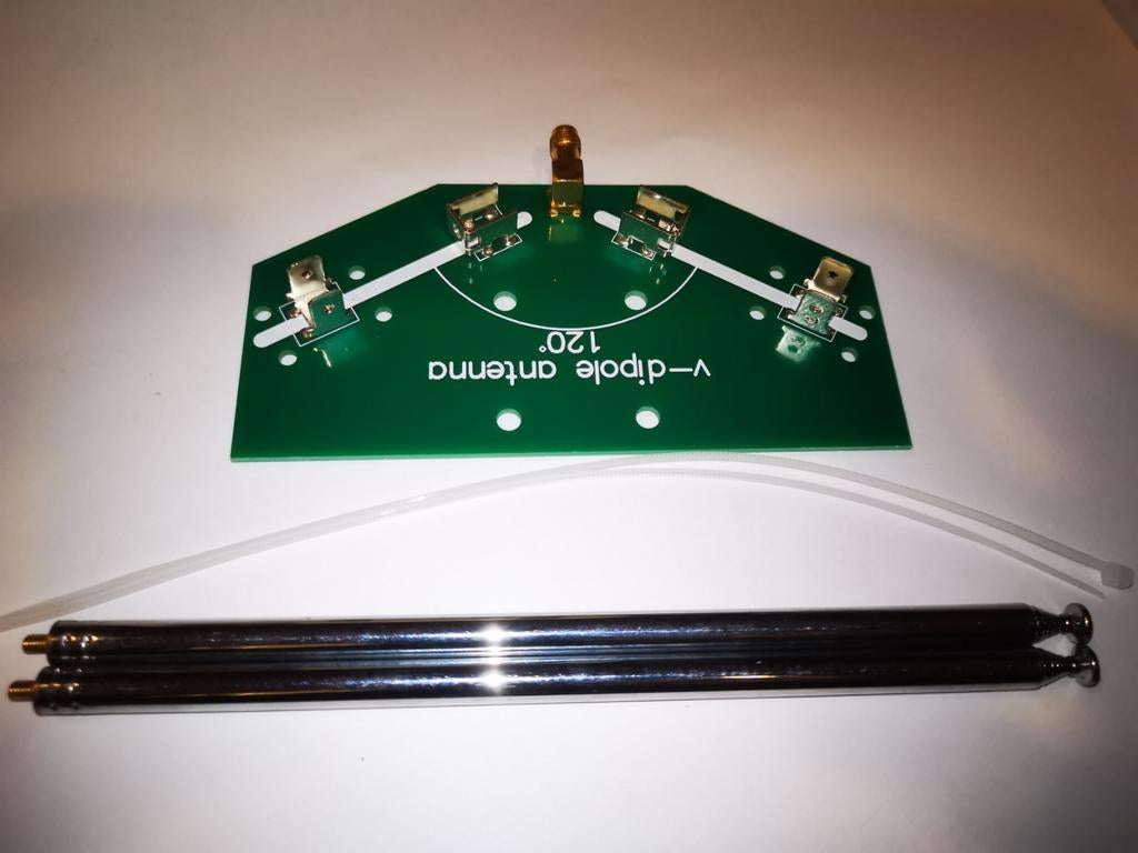 V dipool 76 tot 500MHz 50 ohm sma Porto / Scanner, Telecommunicatie, Antennes en Masten, Ophalen of Verzenden, Toebehoren
