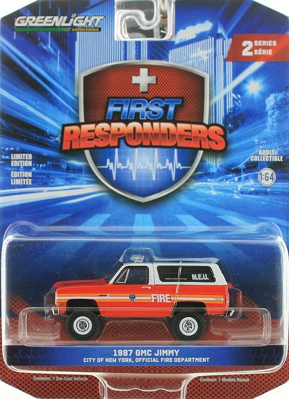 1987 GMC Jimmy Greenlight 1/64 FDNY New York Fire Department, Ophalen of Verzenden, Nieuw, Auto