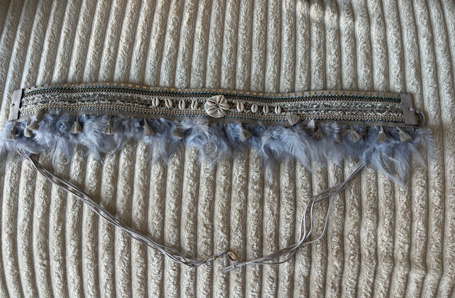 Nieuwe Ibiza/boho style riem, Kleding | Dames, Riemen en Ceinturen, Ophalen, Nieuw, Overige kleuren, 100 cm of meer