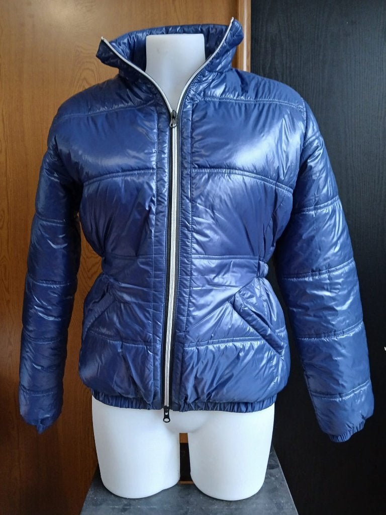 Leuke blauwe glanzende jas maat S, Dieren en Toebehoren, Paardrijkleding, Dressuur, Nieuw, Ophalen of Verzenden, Nvt