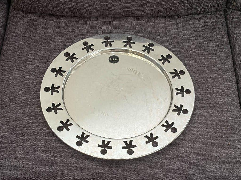 Alessi dienblad / schaal - Girotondo, Ophalen, Gebruikt, Rond, Metaal