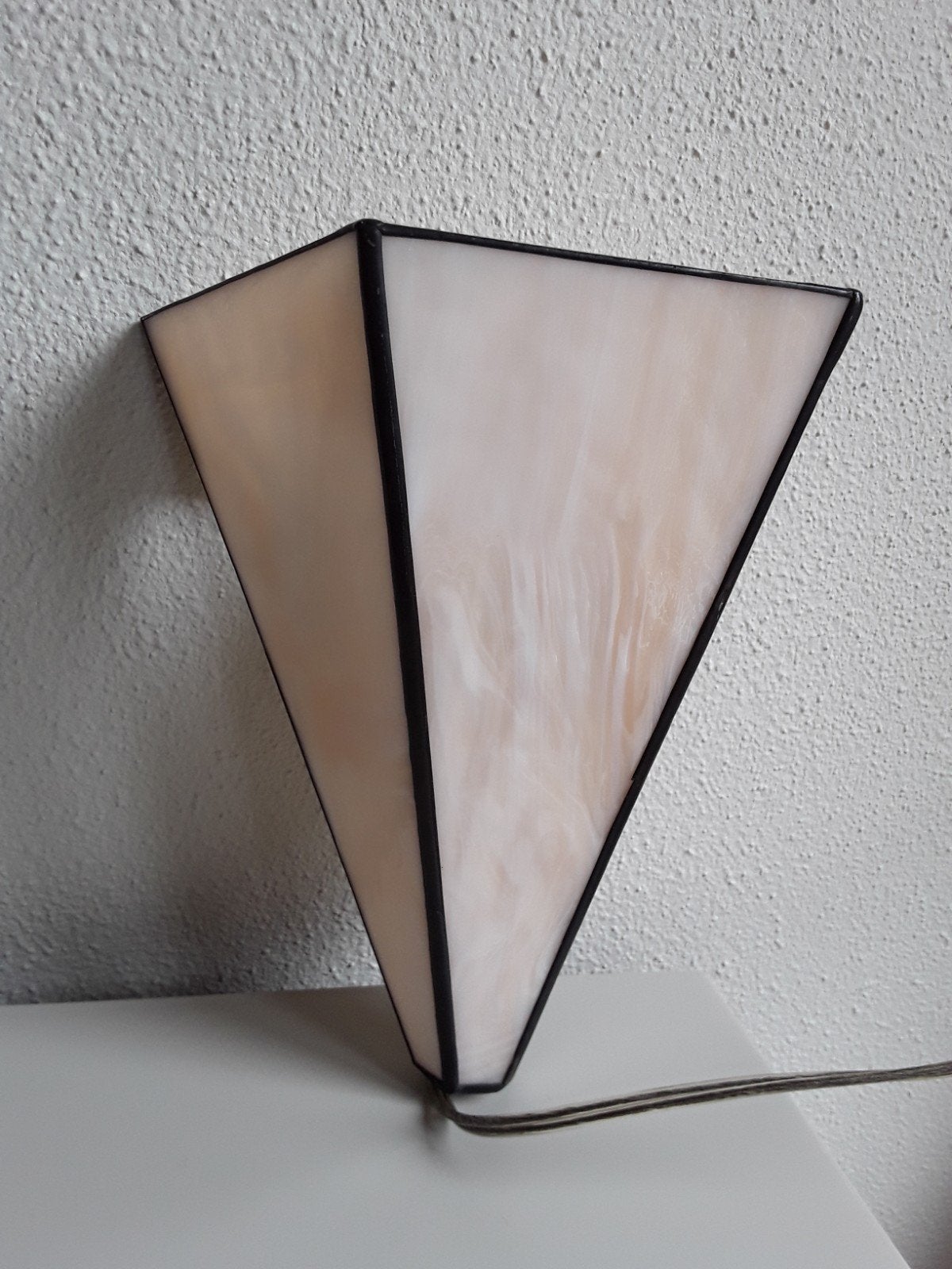 Vintage tiffany-stijl wandlampje, Antiek en Kunst, Ophalen