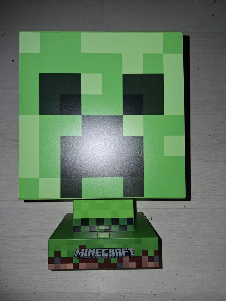 Minecraft Creeper Lamp - Sfeervolle Verlichting voor Gamers, Ophalen, Kunststof, Zo goed als nieuw, Minder dan 50 cm