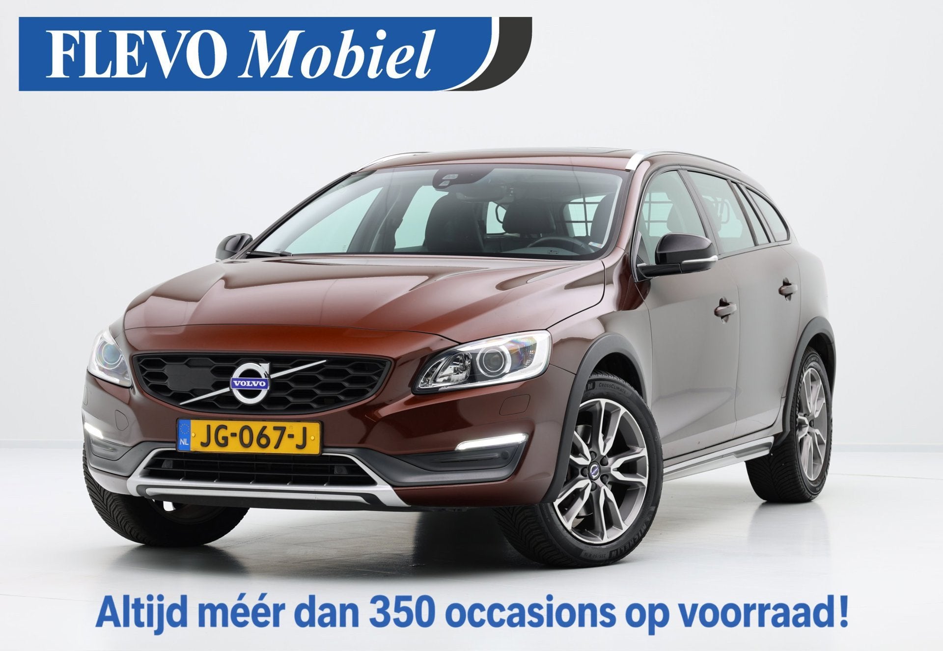 Volvo V60 Cross Country 2.0 T5 245pk Nordic+ Aut. Pano|Leder, Dealer onderhouden, Gebruikt, Euro 6, 4 cilinders