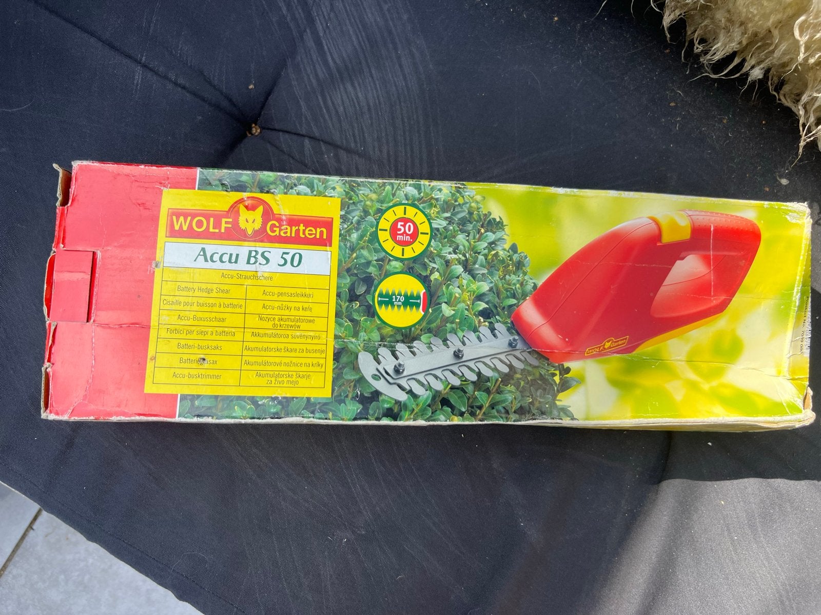 Wolf Garten Accu BS 50 Heggenschaar - Compact en Krachtig, Ophalen of Verzenden, Gebruikt, Accu