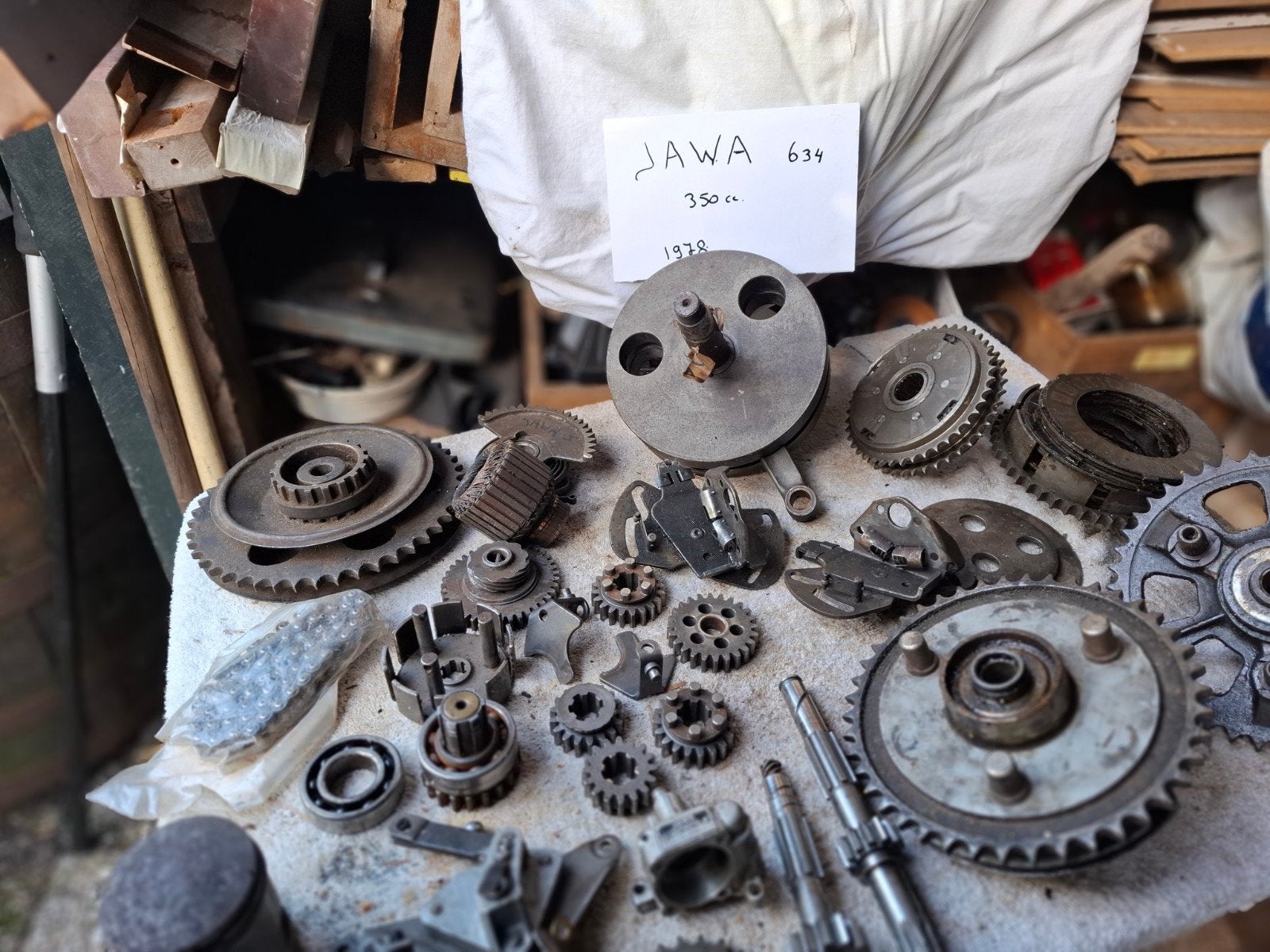 Jawa 634 350cc blokdelen 1978 - Complete set, Ophalen of Verzenden