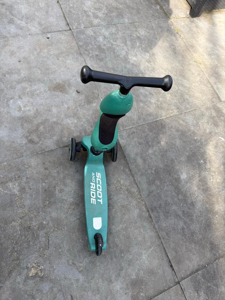 Scoot and Ride Highwaykick 1 - 2-in-1 step en loopfiets, Ophalen of Verzenden, Gebruikt, Gewone step