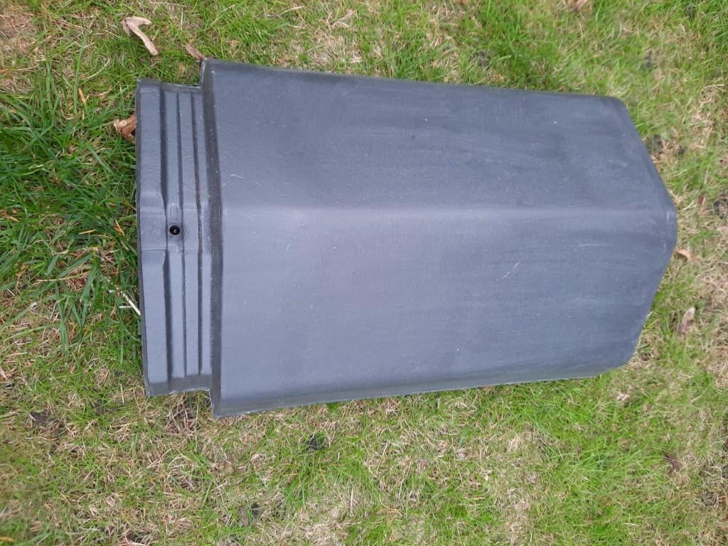 Monier tuile plat vorstpan - zwart vol donker engobe, Ophalen, Steen of Klei, Zwart, Nieuw