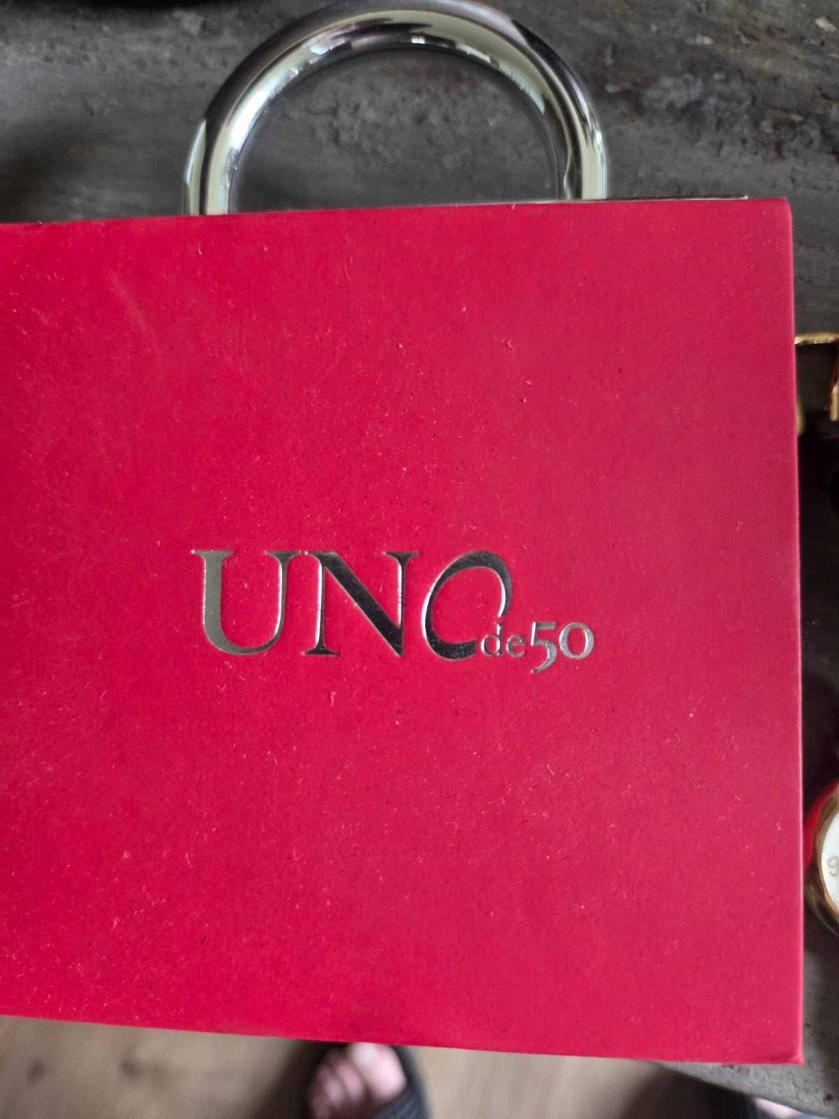 UNOde50 Polshorloge met Leren Bandje - Zo goed als nieuw, Sieraden, Tassen en Uiterlijk, Horloges | Dames, Overige merken, Overige materialen