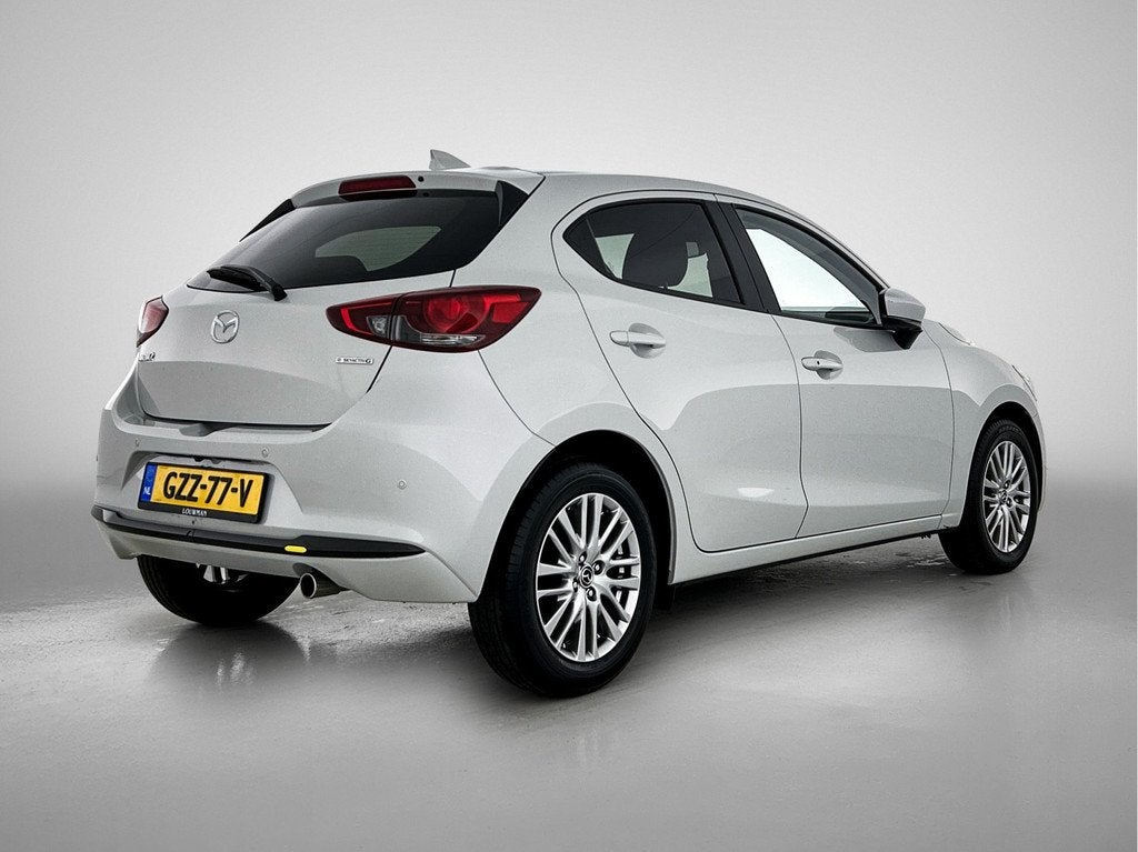 Mazda 2 1.5 e-SkyActiv-G 90 Exclusive-Line | Stuur-/Stoelver, Auto's, Mazda, 12 maanden, Gebruikt, 4 cilinders, Wit
