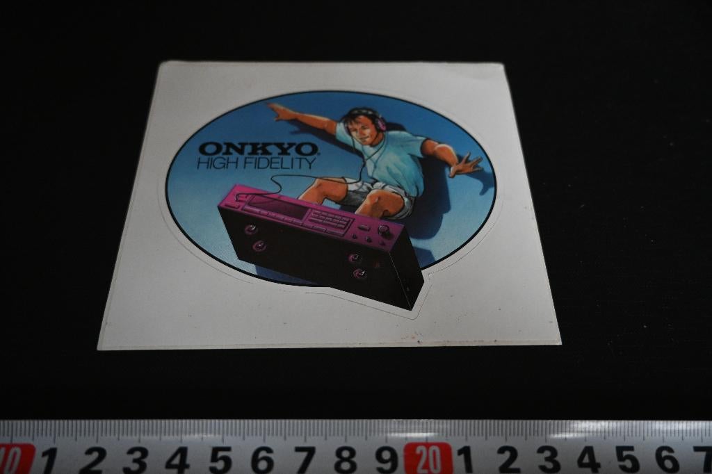 sticker ONKYO High Fidelity  MPZ789, Ophalen, Zo goed als nieuw