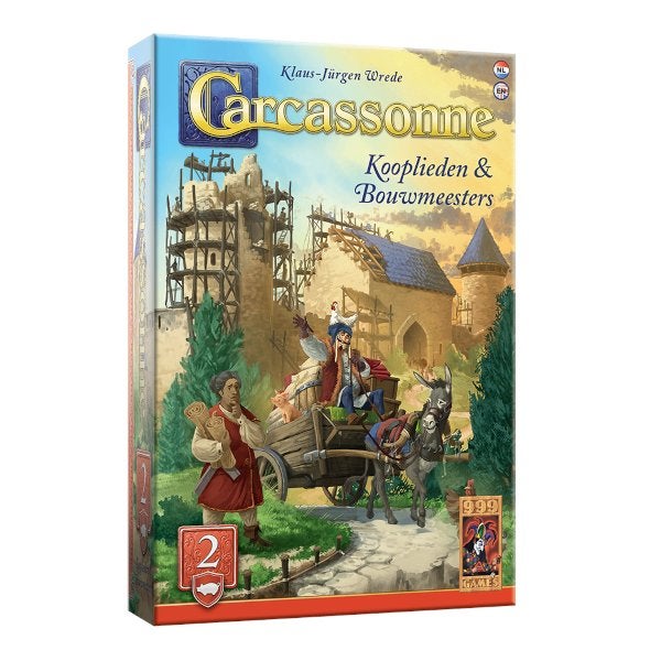 Carcassonne Uitbreiding Kooplieden & Bouwmeesters 999 Games, 999 Games, Nieuw, Ophalen of Verzenden, Vijf spelers of meer