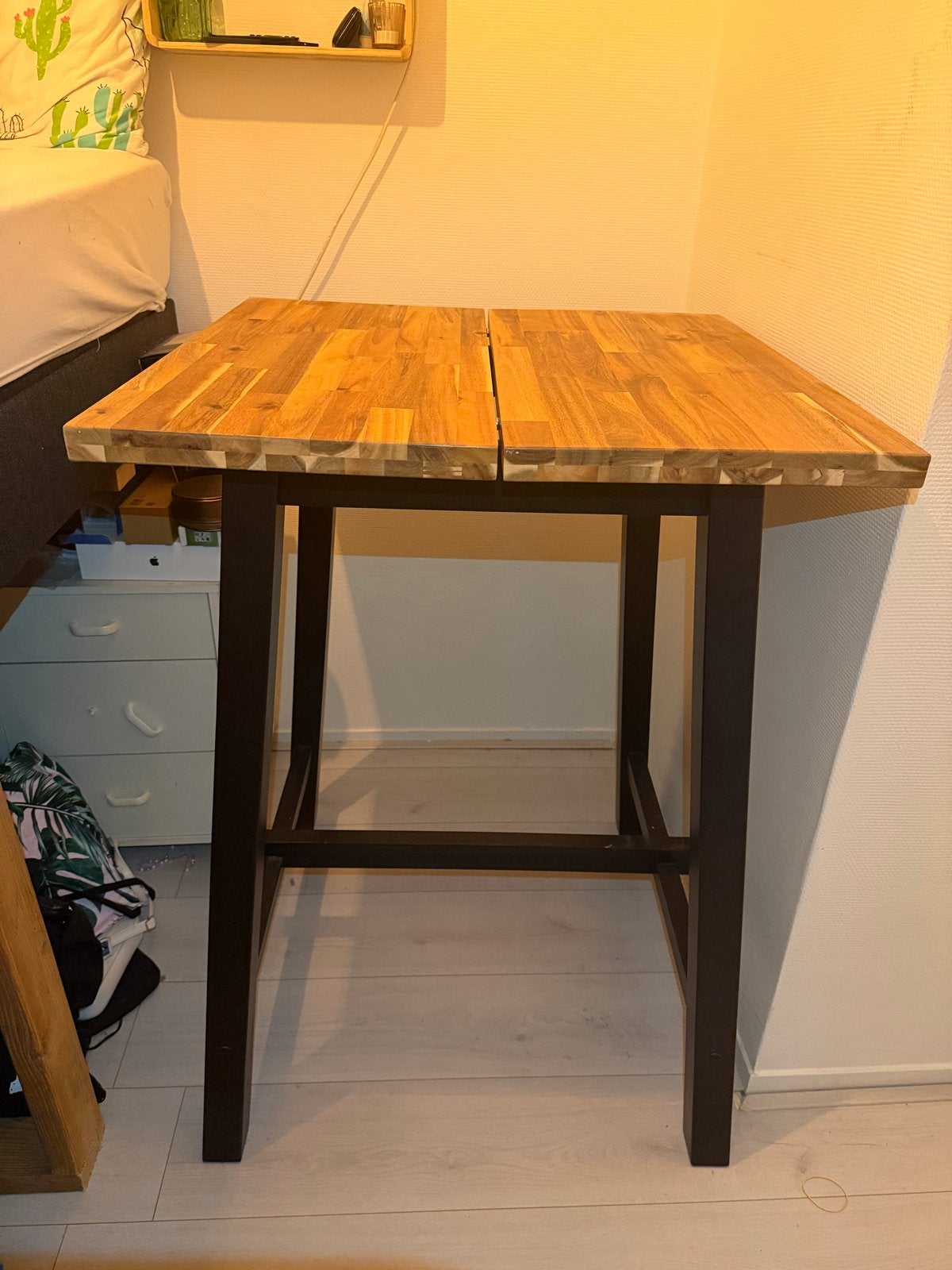 IKEA Tybyn bartafel / hoge tafel - 74x74x102 cm, Huis en Inrichting, Tafels | Statafels, Ophalen, Gebruikt