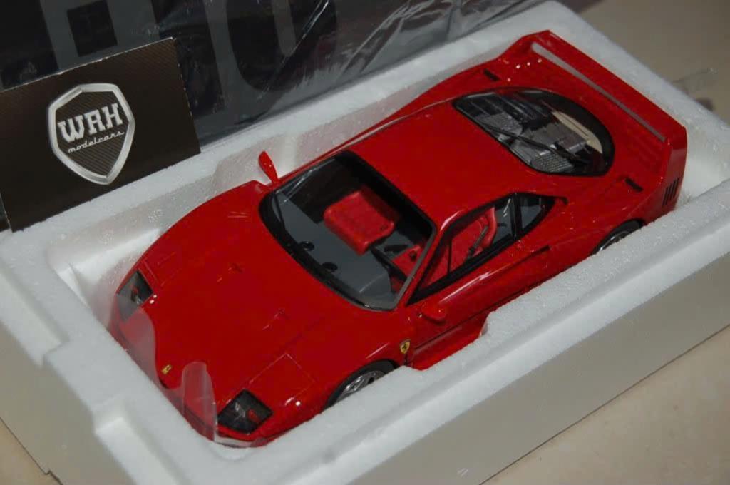 1:18 FERRARI F40 rosso corsa GT spirit GT291 in doos WRH, Verzenden, Zo goed als nieuw, Auto, Overige merken