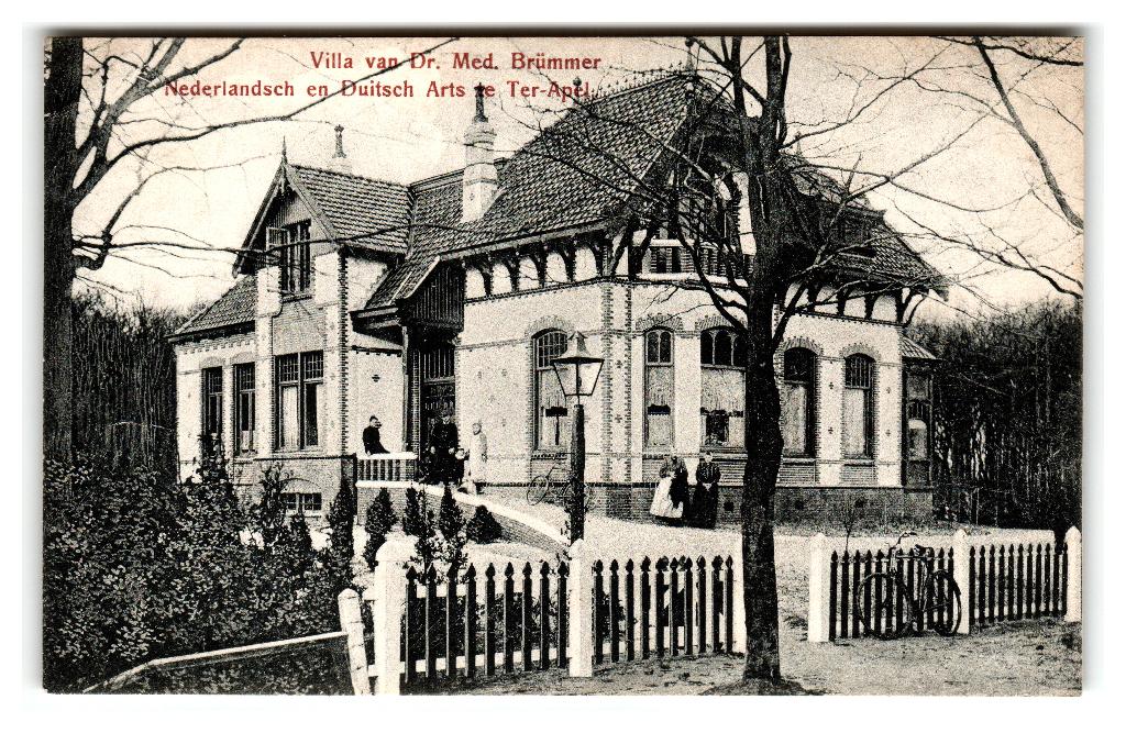 Ter Apel, Villa van Dr. Med. Brümmer, Verzenden, 1920 tot 1940, Ongelopen, Groningen
