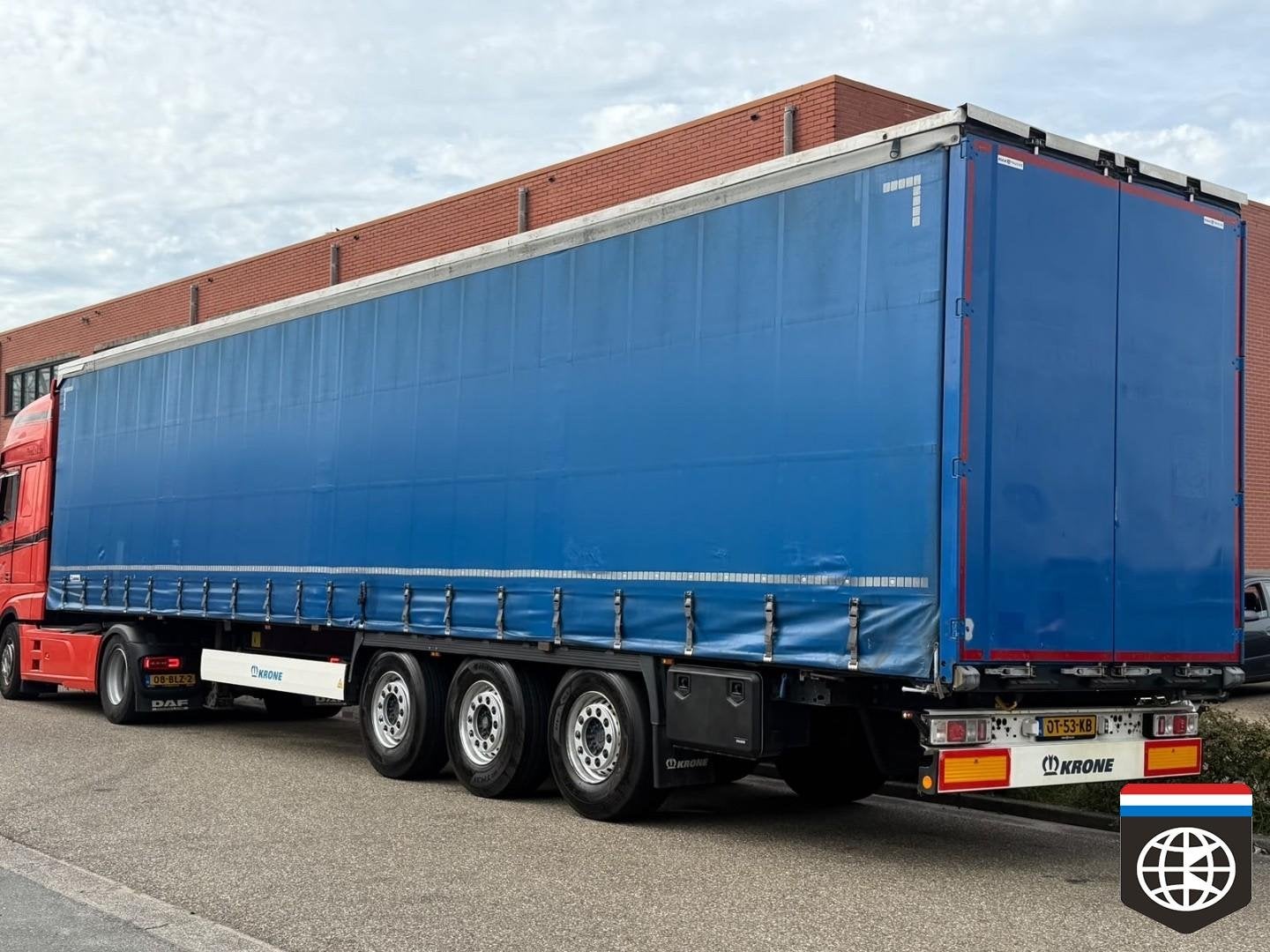Krone N/A NIEUWE BANDEN - schuifdak - APK 08-2027 K2178, Overige kleuren, Overige brandstoffen, Bedrijf, Aanhangers en Opleggers