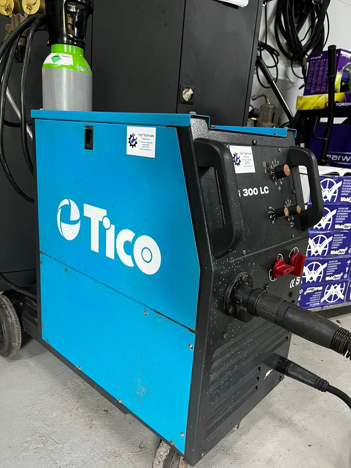 Tico Mig 300Ampere lasapparaat, lastoorts 5 meter, Ophalen, Gebruikt, ., Tico