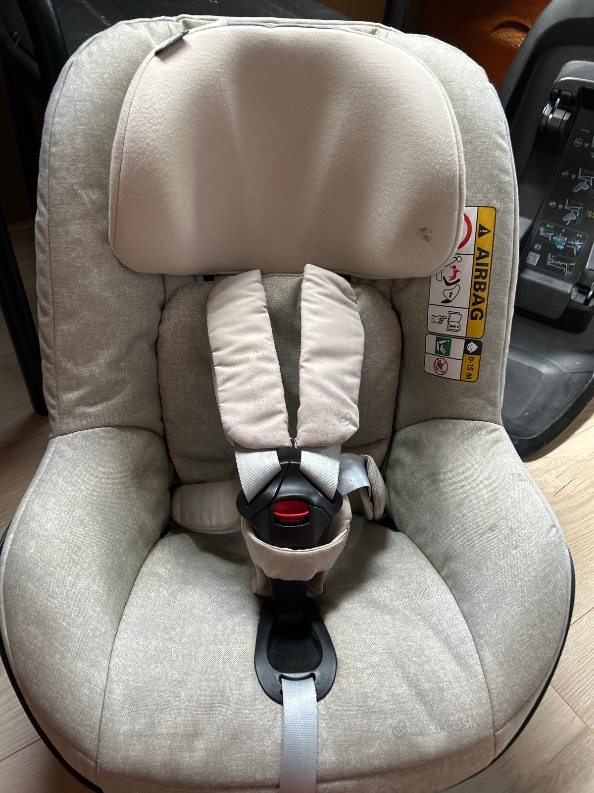 Maxi-Cosi 2wayPearl autostoel met 2wayFix onderstel, Ophalen, Gebruikt, 0 t/m 18 kg, Verstelbare rugleuning