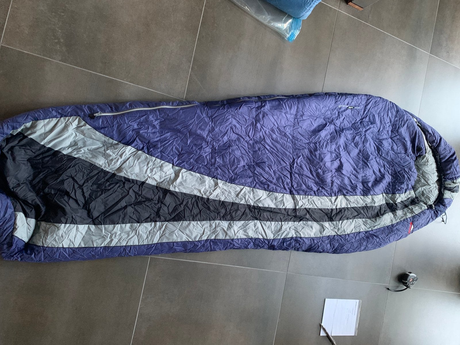 Mc Kinley mumy slaapzak 225x80, Caravans en Kamperen, Ophalen of Verzenden, Zo goed als nieuw