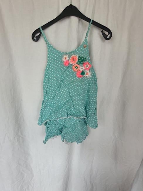 Leuke zomerse jumpsuit mt 146 merk Mim-Pi, Broek, Meisje, ., Ophalen of Verzenden