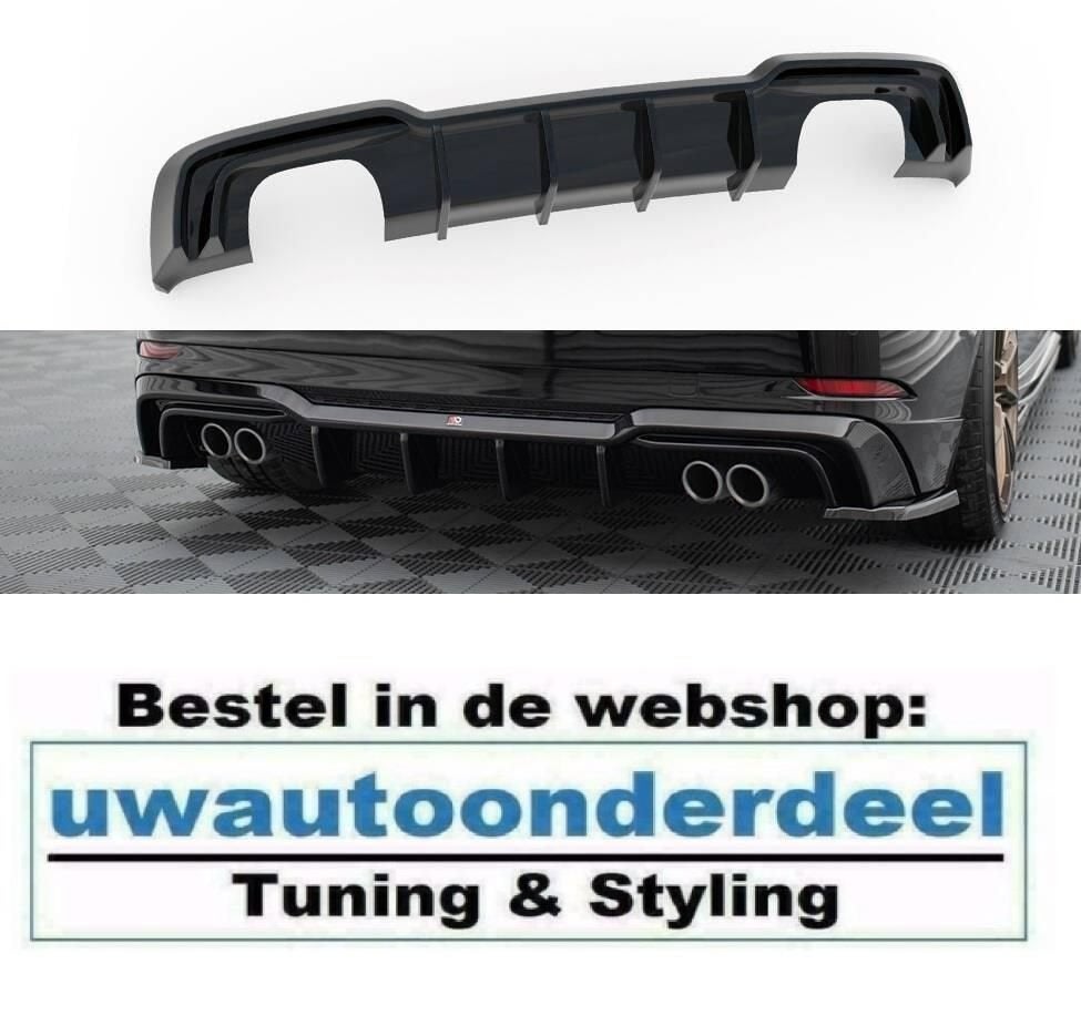 Maxton Sportback Rear Valance Diffuser Geschikt Voor Audi S3, Verzenden, Automotive Parts, A.parts@hotmail.nl, Trasmolenlaan 12 3447 GZ Woerden