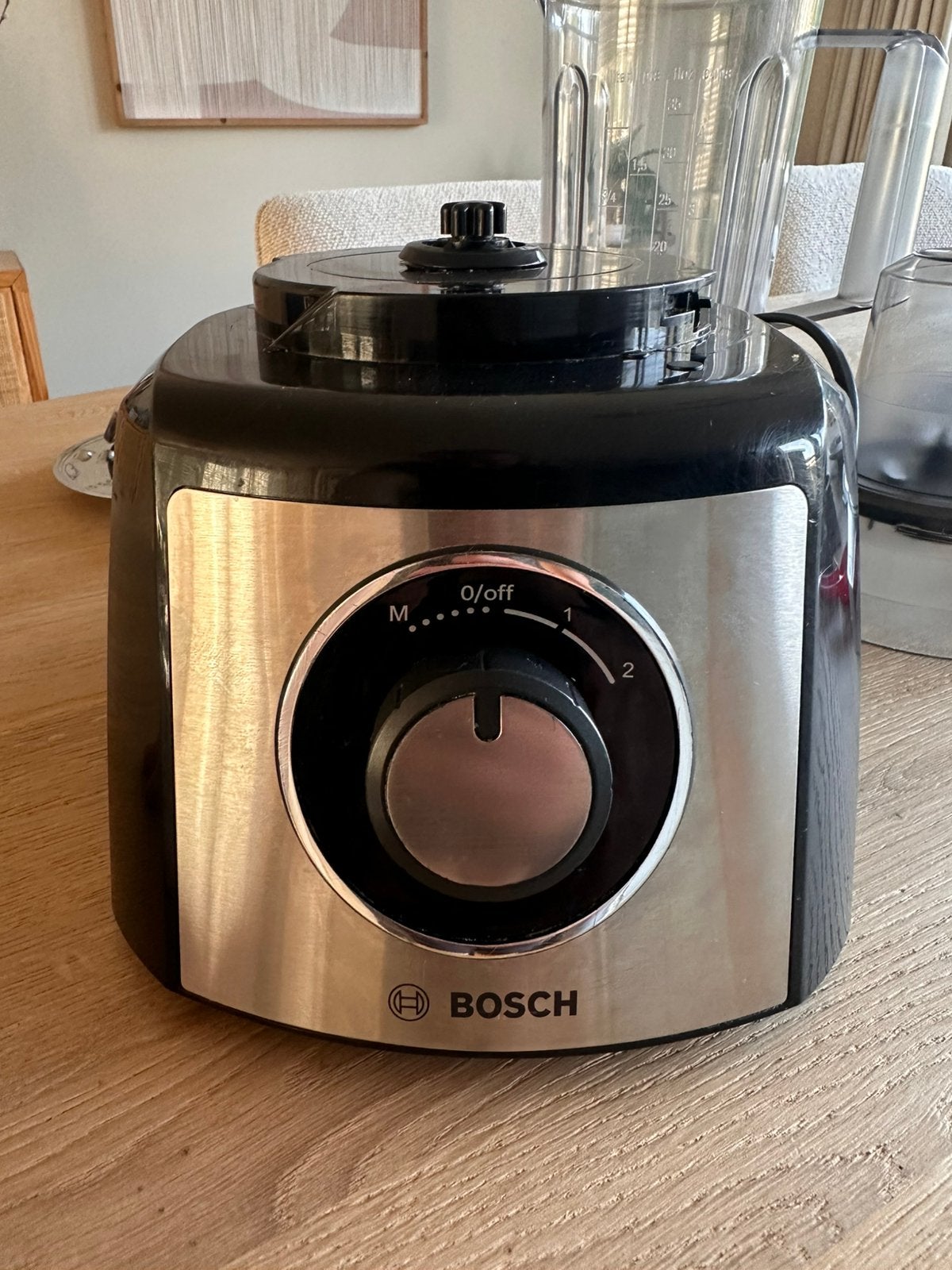 Bosch Foodprocessor CNCM12, 1 tot 2 liter, 3 snelheden of meer, Ophalen of Verzenden, Zo goed als nieuw