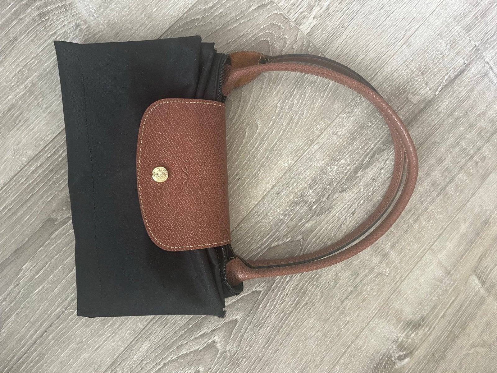 Longchamp Le Pliage Shopper - Zwart, Ophalen of Verzenden, Gebruikt, Zwart, Shopper