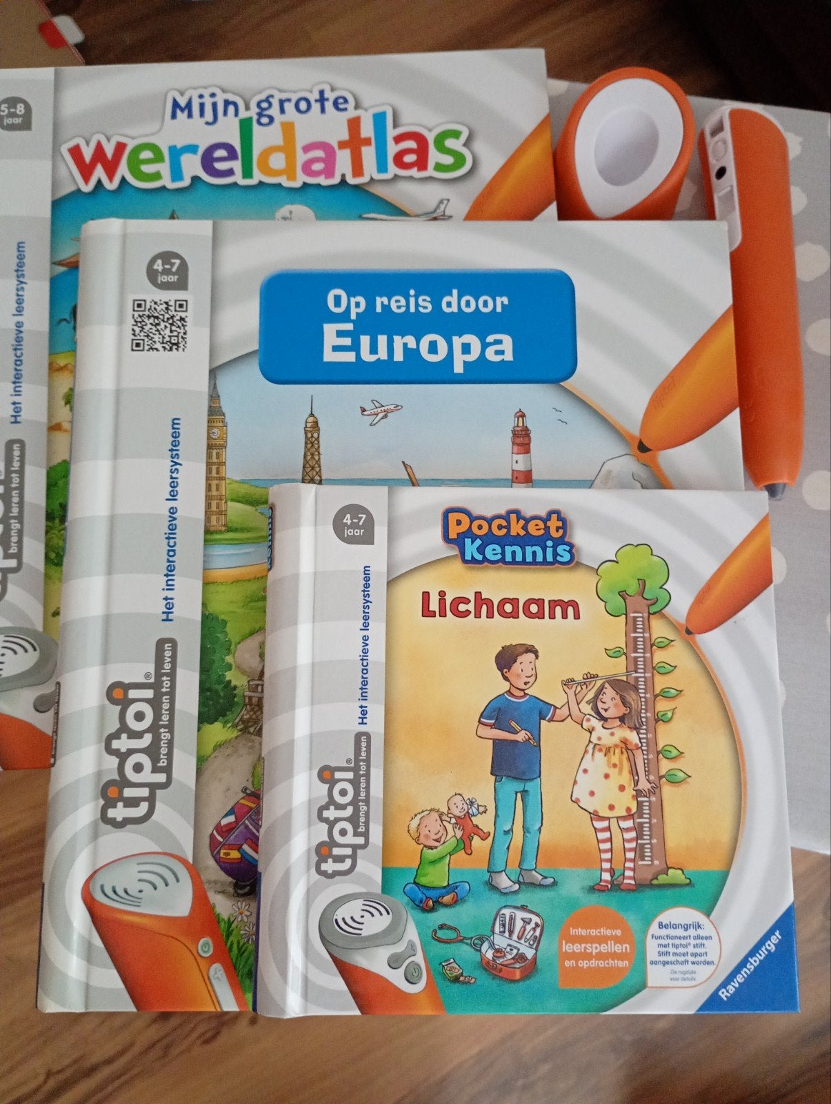 Tiptoi boeken, pen, wereldbol, globe, Ophalen of Verzenden, Zo goed als nieuw