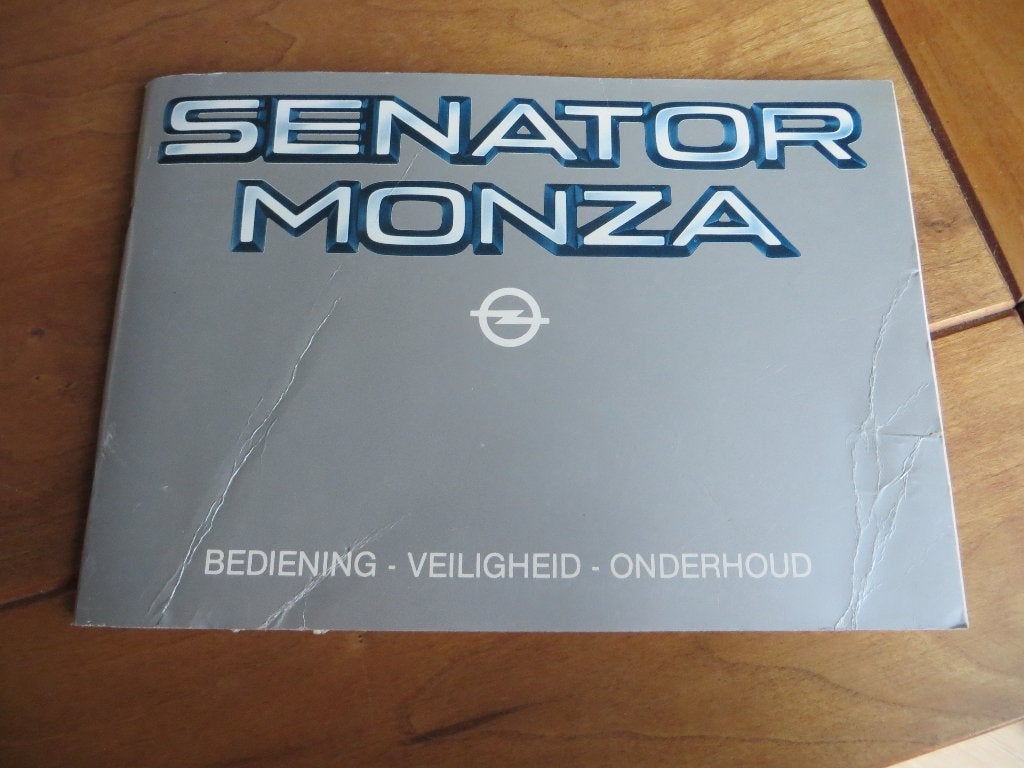 Instructieboek Opel Senator, Opel Monza 1985, mooie staat!, Auto diversen, Ophalen of Verzenden