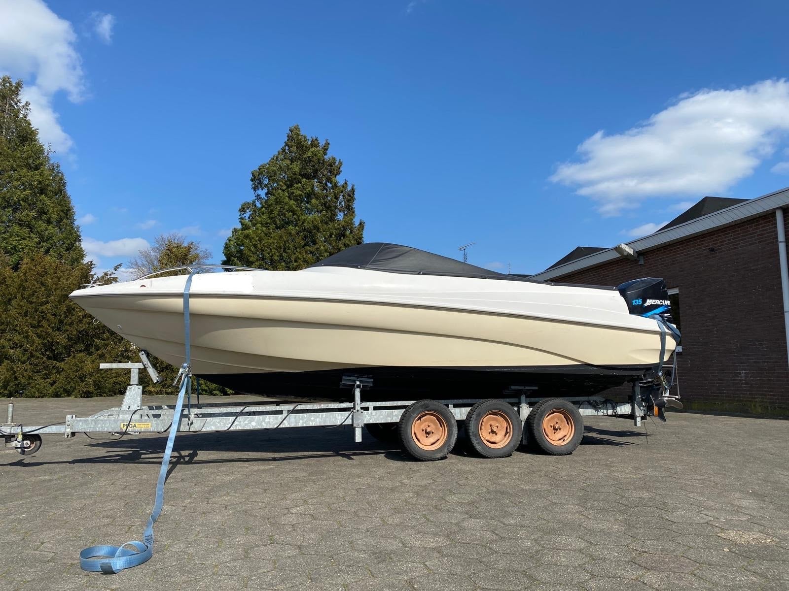 Robuuste boottrailer voor boten tot 8 meter, Watersport en Boten, Gebruikt, Sloepentrailer, 6 tot 9 meter, Ophalen of Verzenden