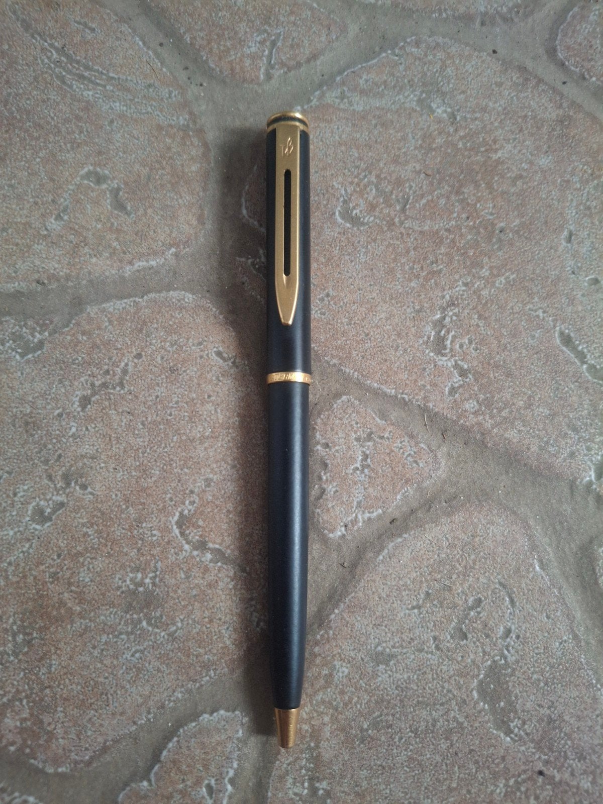 Vintage Waterman Maestro Matte Black incl nieuwe vulling, Ophalen of Verzenden