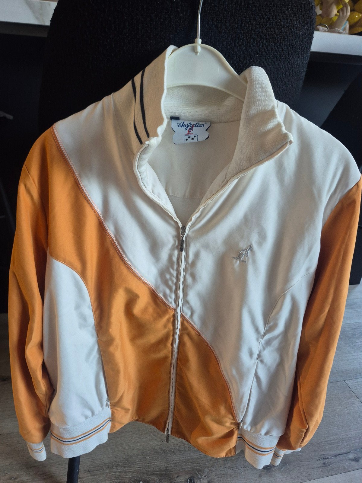 Australian jasje maat 48 - Oranje en wit, Australian, Maat 46/48 (XL) of groter, Oranje, Ophalen of Verzenden