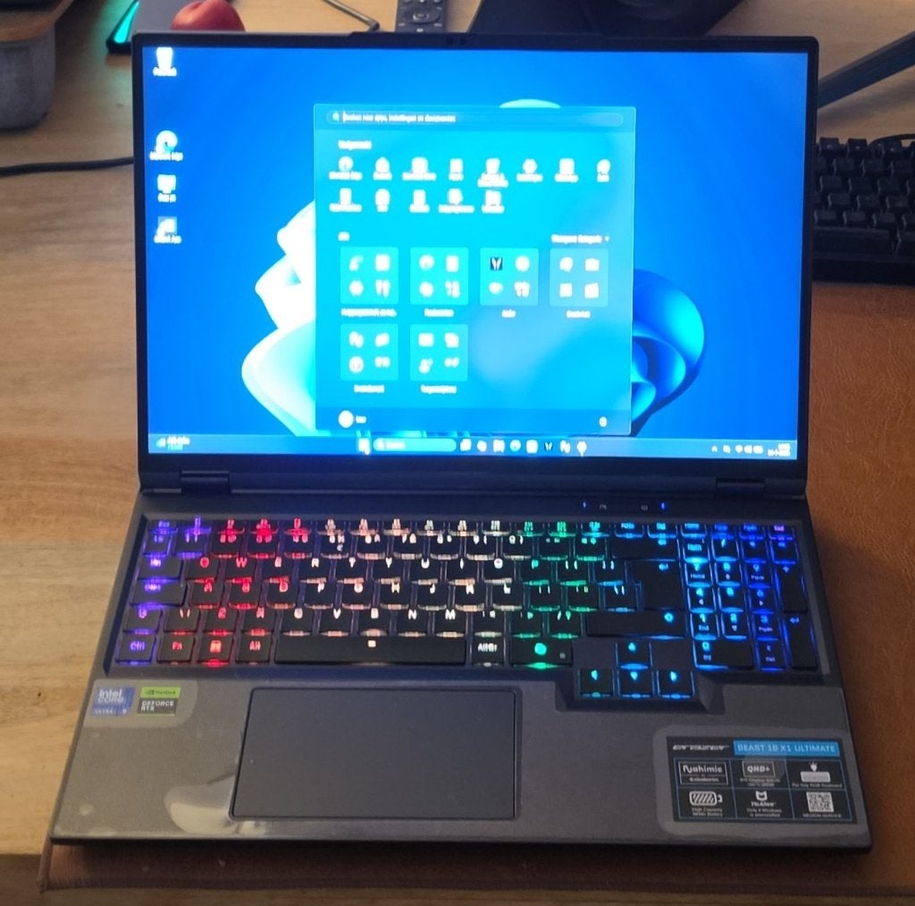 Erazer Beast 16 X1Ultimate/Ultra 9 275HX/2TB/32GDDR5/RTX5080, Ultra 9 275HX, Multimedia-GamePC, Ophalen of Verzenden, Zo goed als nieuw